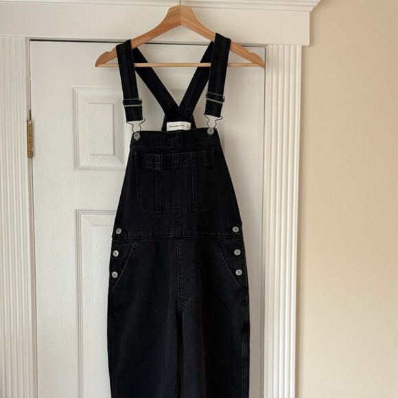 Abercrombie & Fitch Black Overalls NWT - Picture 4 of 8